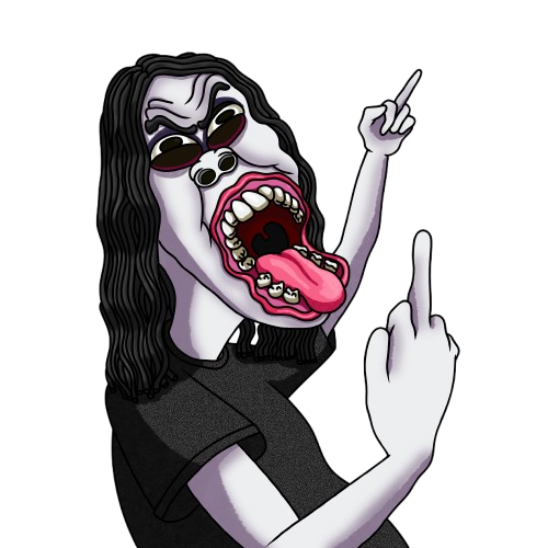 Gorth photo showing middle fingers