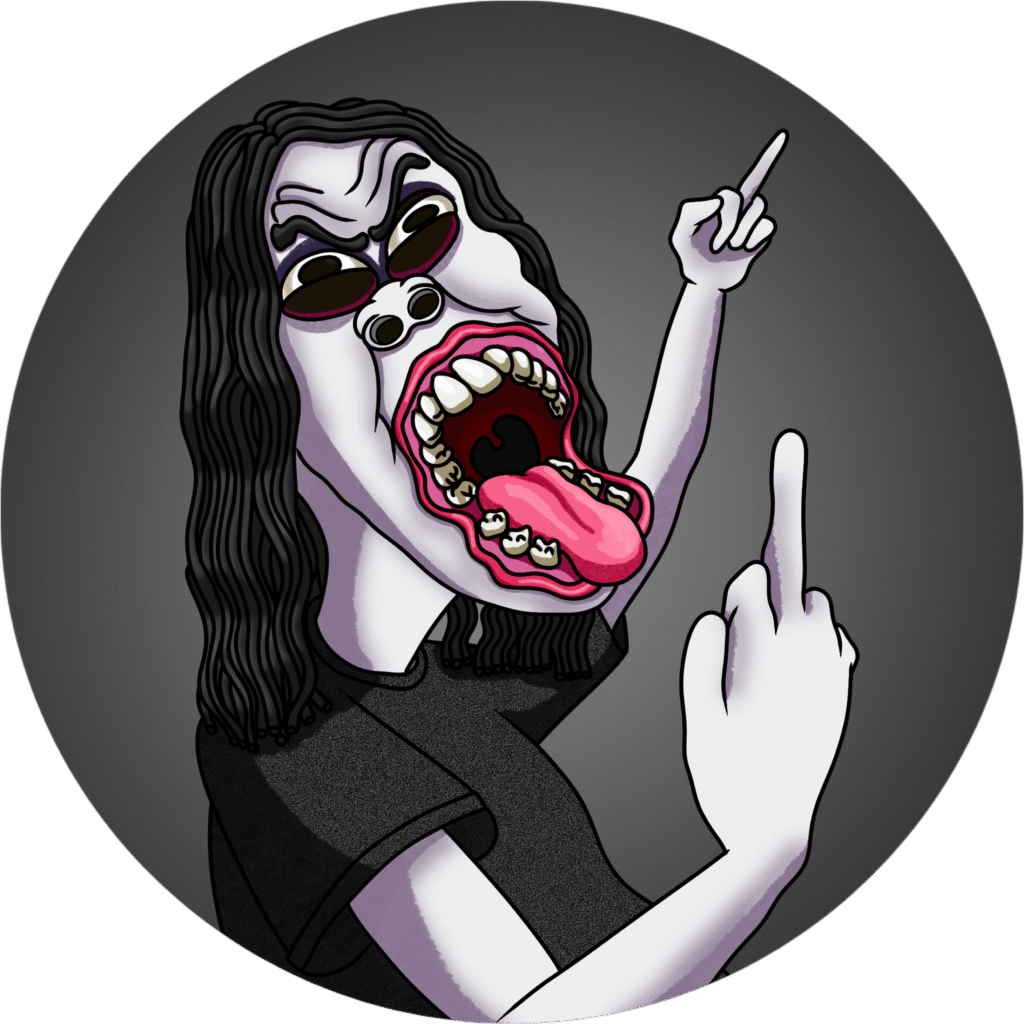 logo of gorth showing middle fingers